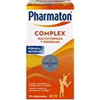 Los mejores  - Pharmaton Complex Multivitamínico con Ginseng 30 comprimidos compactos Energía física y mental
